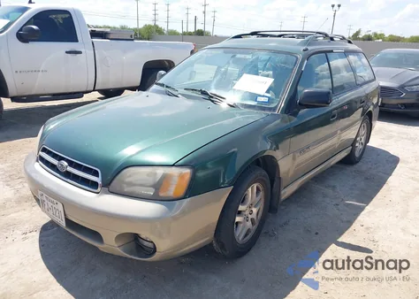 2000 Subaru Outback из США, поврежденный, VIN 4S3BH6652Y7634808
